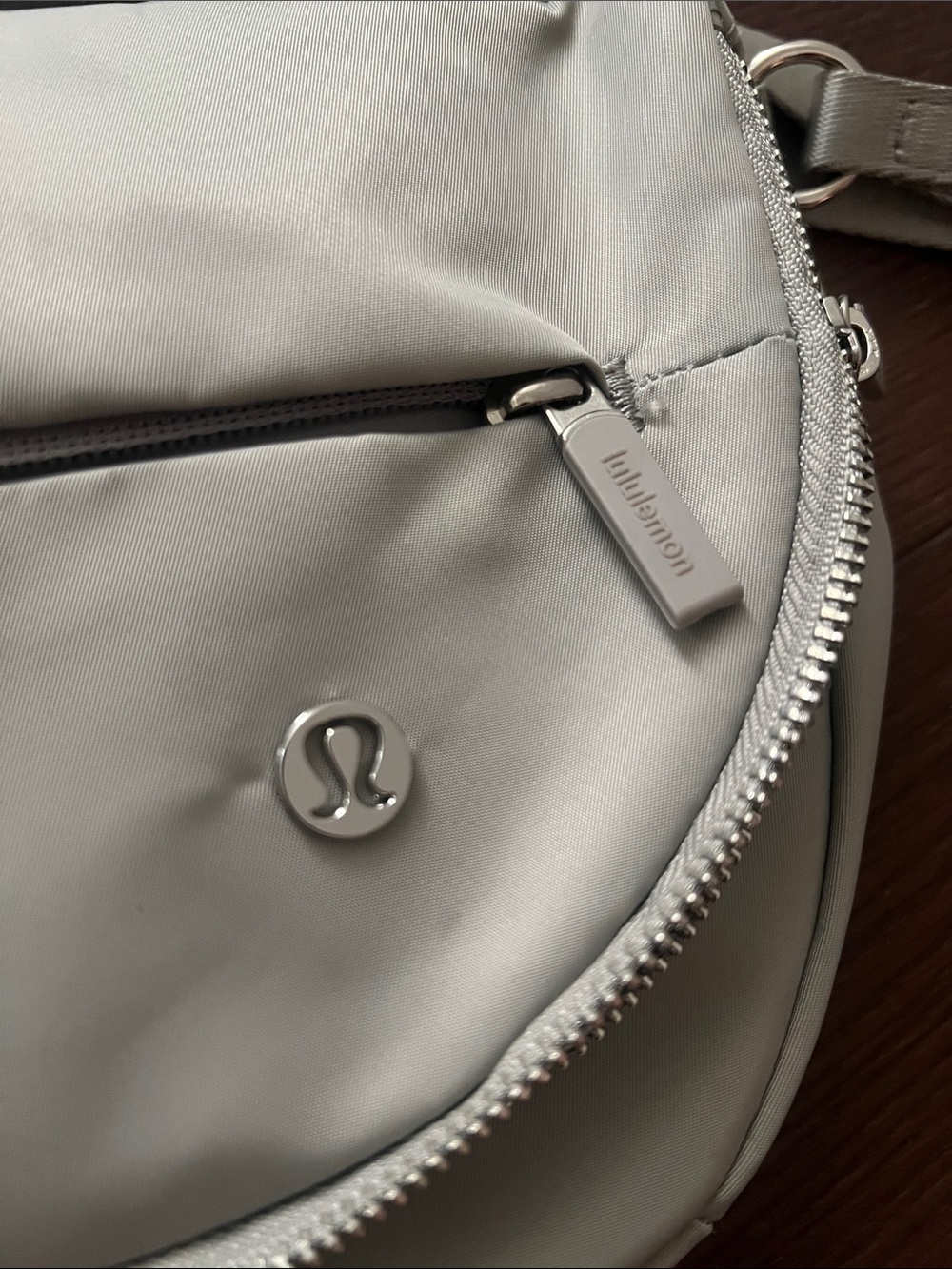 lululemon athletica Light Gray Crossbody Bag with Adjustable Strap - Picture 2 of 3